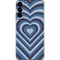 Blue Heart Pattern Galaxy S22 Plus Skin